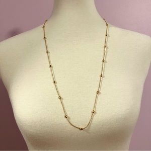 Long Dainty Gold Necklace Chain